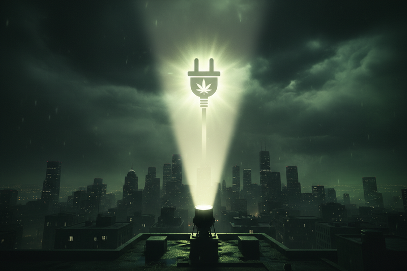 bat signal, signalling the plug